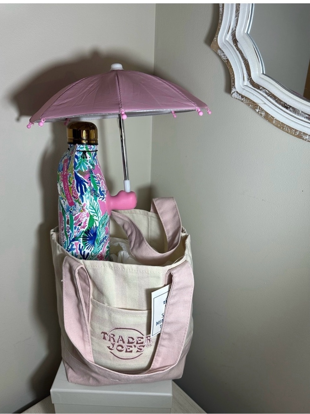 Trader Joe’s Spring 2026 striped tote